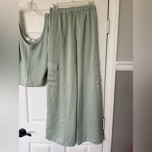 Elegant Sage Green Women's Jumpsuit
